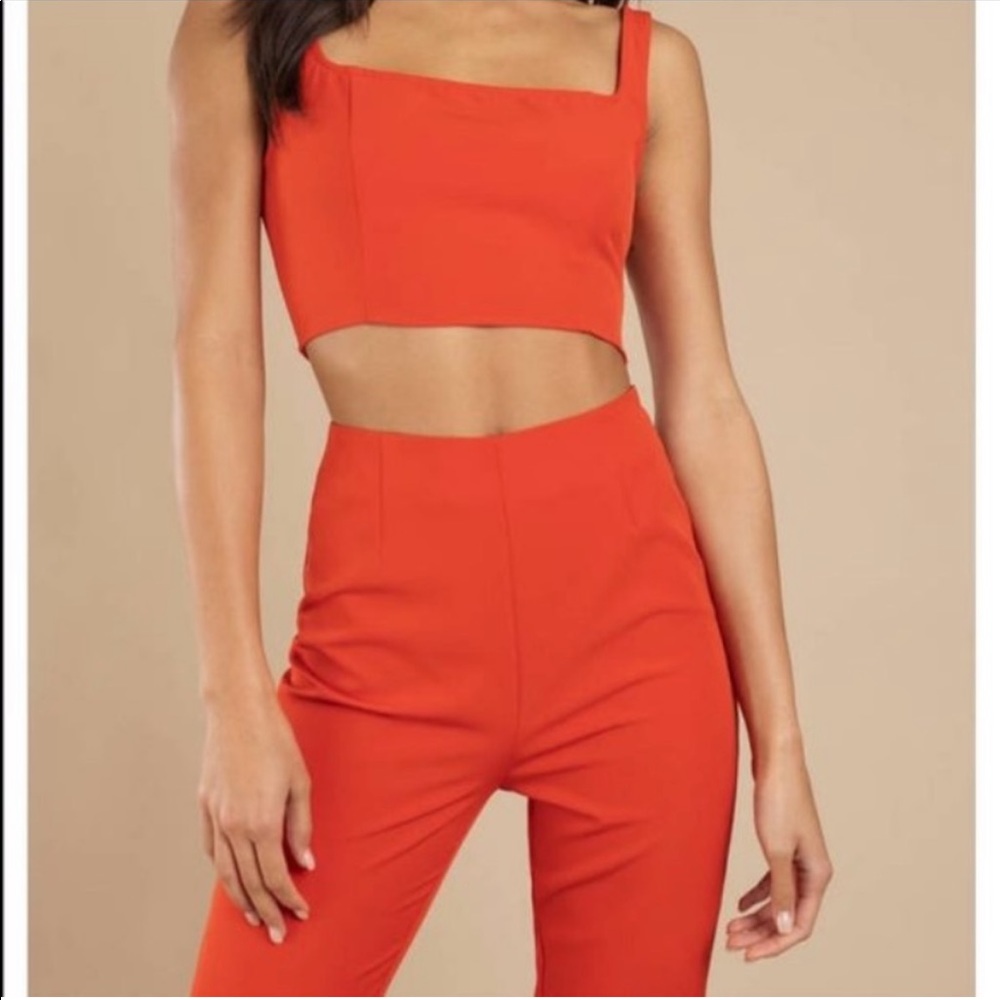 TOBI 2 piece high rise pant & top NWT